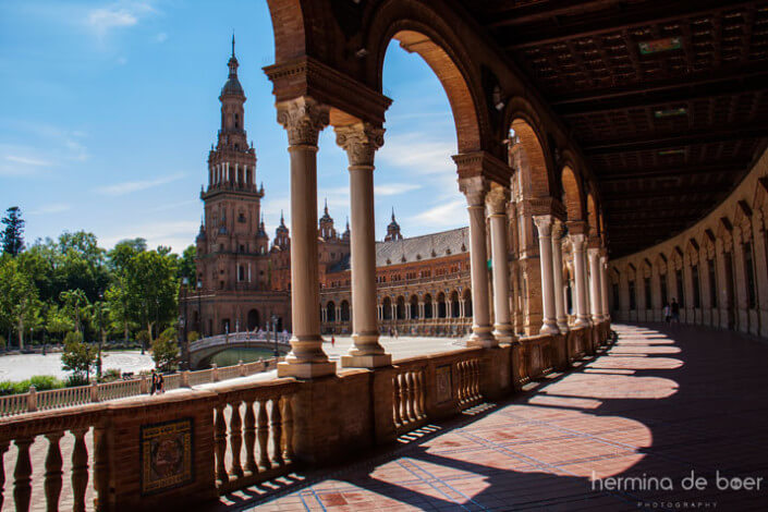 Arches Plaza de Espana, Sevilla, Spain